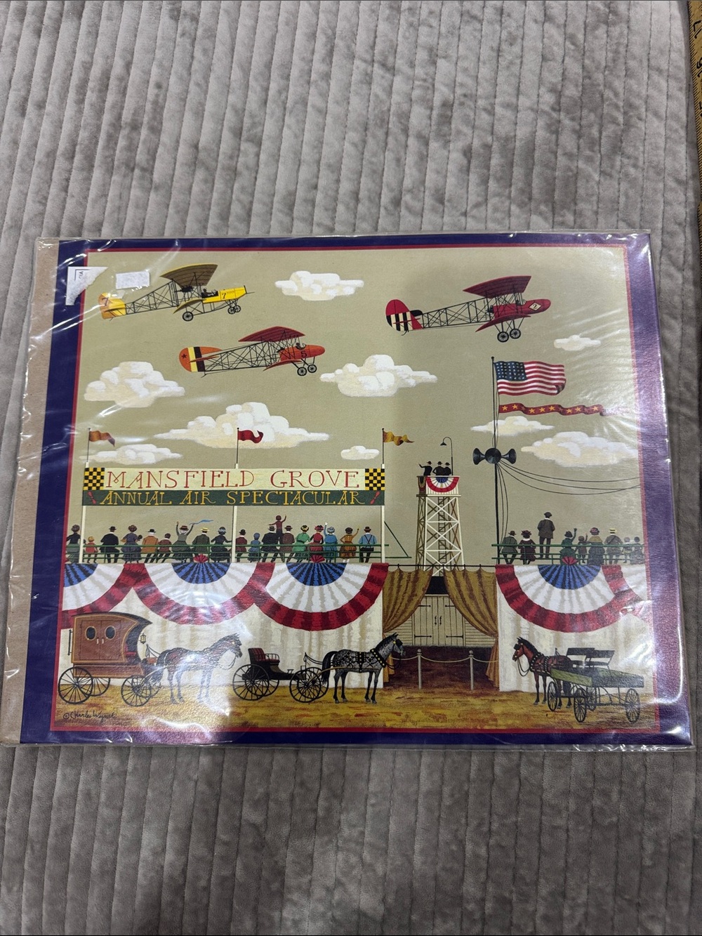 Charles Wysocki art print “Mansfield Spectacular “